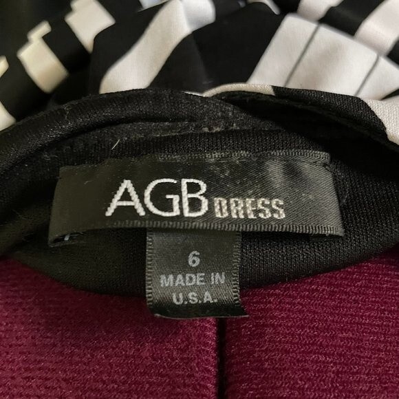 AGB Halter Top High Waist V-Neck Women Dress Size 6 - Picture 5 of 6